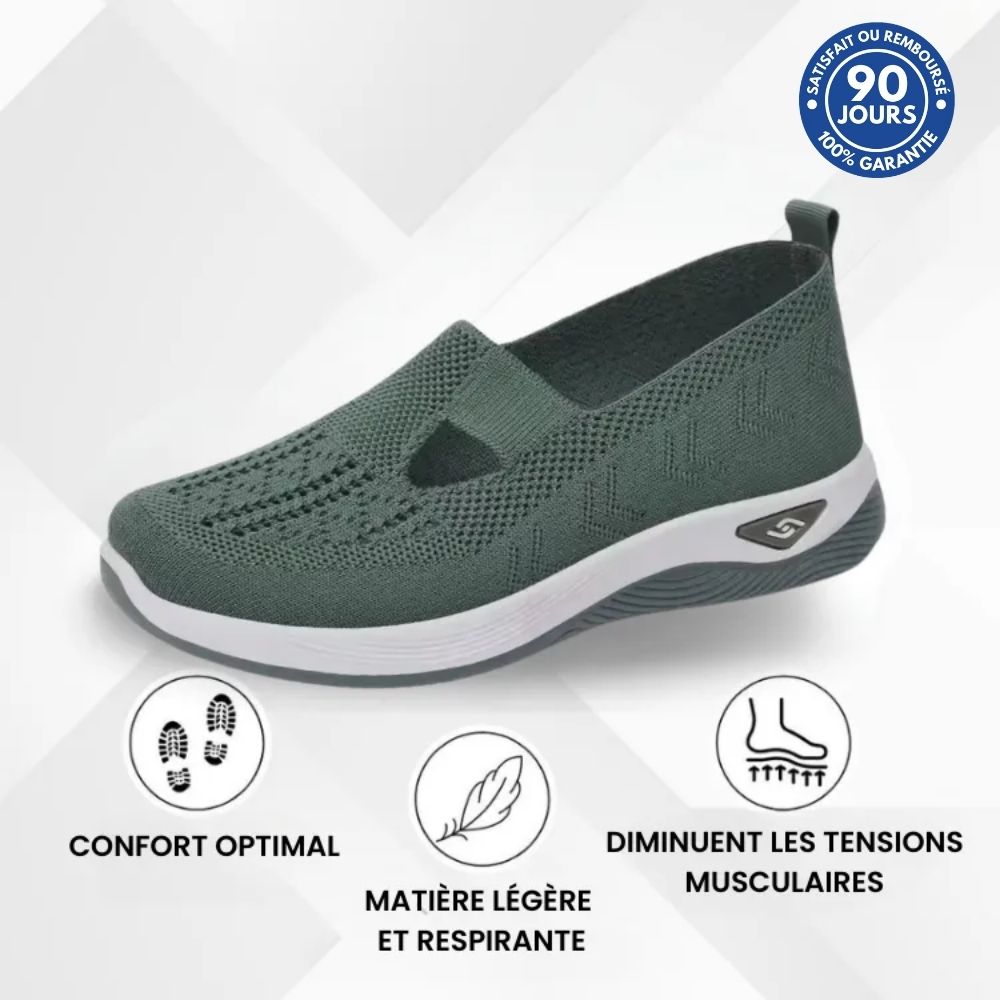 ErgoStepia™ - Baskets à confort orthopédique pour femme